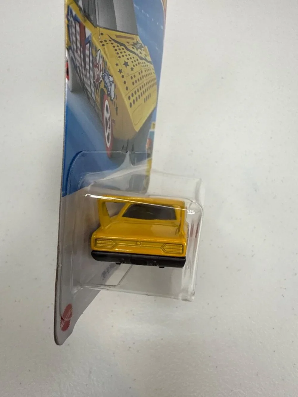 Hot Wheels '70 Plymouth Superbird Yellow Graffiti Art Cars 7/10